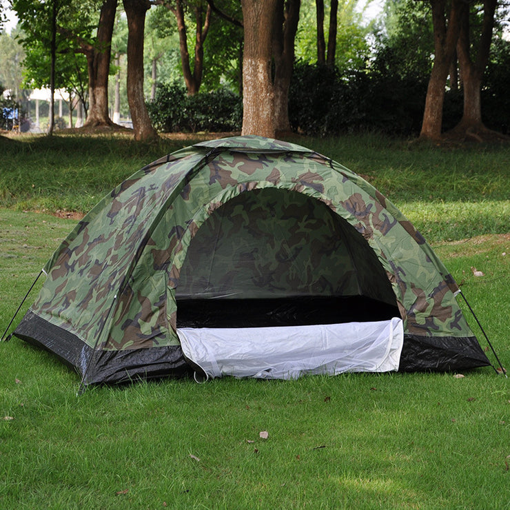 Tente de camouflage double tente de loisirs tente de camping en plein air