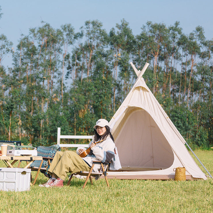 Tente d'intérieur de tente d'auvent de tissu d'Oxford imperméable à la pluie de pyramide de camping