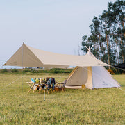 Tente d'intérieur de tente d'auvent de tissu d'Oxford imperméable à la pluie de pyramide de camping