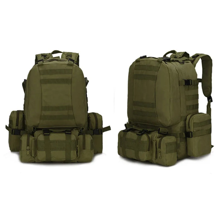 Sac à dos tactique 55L 4 en 1 sac de sport Molle pour hommes