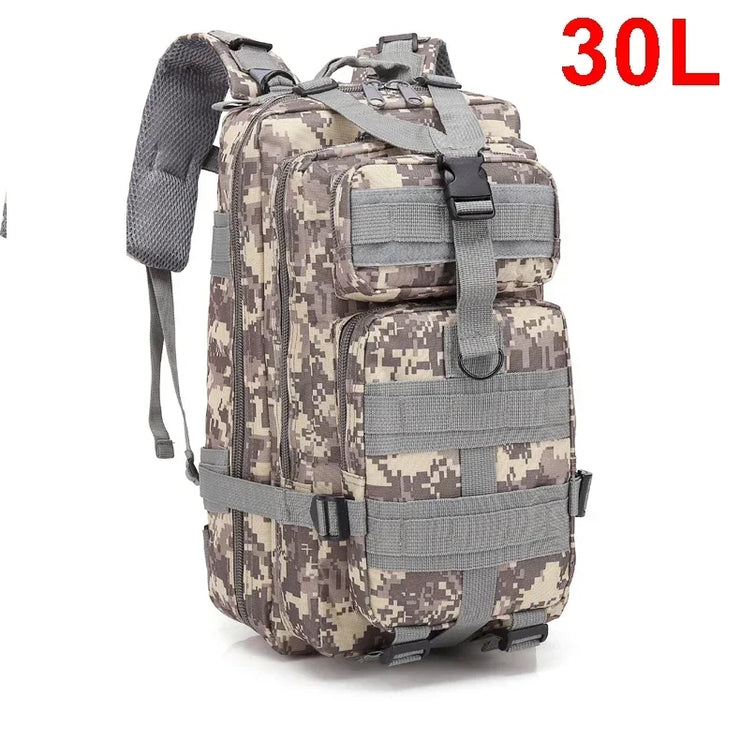 Sacs à dos tactiques QT&QY 30/50L pour homme Hking