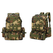 Sac à dos tactique 55L 4 en 1 sac de sport Molle pour hommes