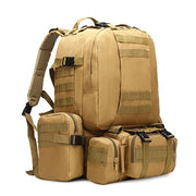 Sac à dos tactique 55L 4 en 1 sac de sport Molle pour hommes