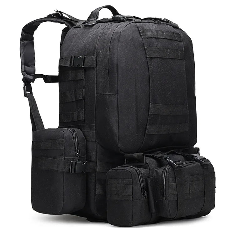 Sac à dos tactique 55L 4 en 1 sac de sport Molle pour hommes