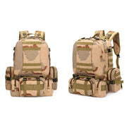 Sac à dos tactique 55L 4 en 1 sac de sport Molle pour hommes