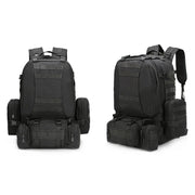 Sac à dos tactique 55L 4 en 1 sac de sport Molle pour hommes